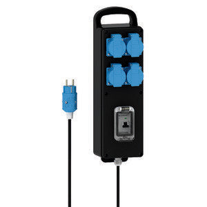 Bals Elektrotech - CEE-Steckdosen-Kombination (IEC 60309) Blockverteiler 53141 tragbar