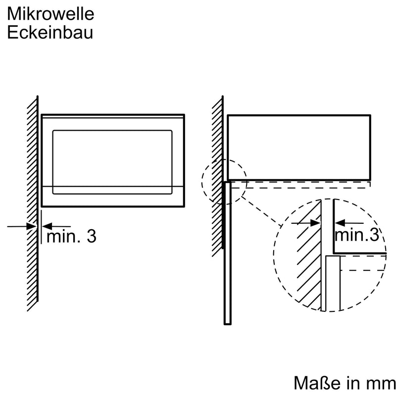 Bosch - Mikrowellengerät EB-Mikrowelle BFL524MW0 Serie6