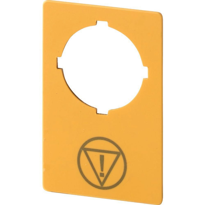 Eaton - Bezeichnungsschild für Befehlsgeräte Schild Not-Halt gelb M22-XZK-ESS2 HxB=50x33mm