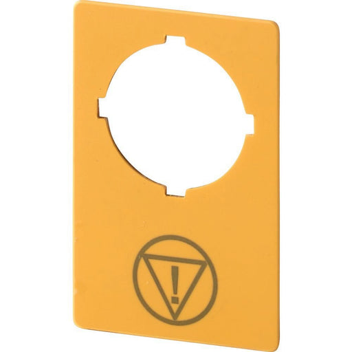 Eaton - Bezeichnungsschild für Befehlsgeräte Schild Not-Halt gelb M22-XZK-ESS2 HxB=50x33mm