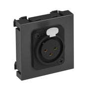 OBO Bettermann - Einsatz/Abdeckung für Kommunikationstechnik Multimediaträger 3-polig MTG-X3F S SWGR1 Bu m. Schraubanschl