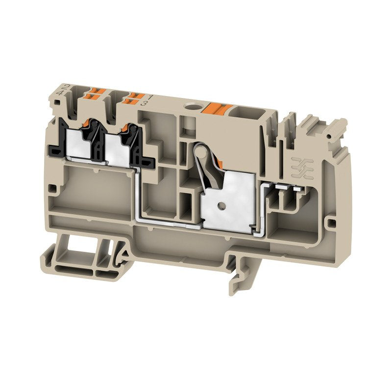 Weidmüller - Durchgangs-Reihenklemme Klemme AAP1210/4X2.5LO-LIOR PUSH IN, 10 mm² − 20 Stück