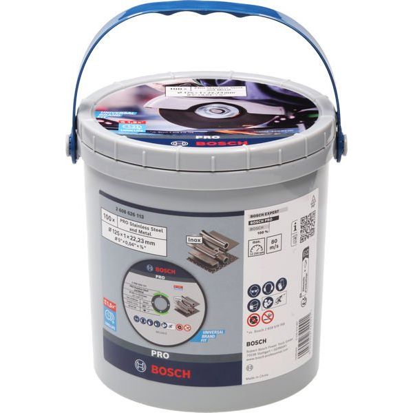 Bosch - Trenn-/Schleifscheibe Aktion PRO TS Eimer 2608626113 StSt Metal, 100x − 100 Stück