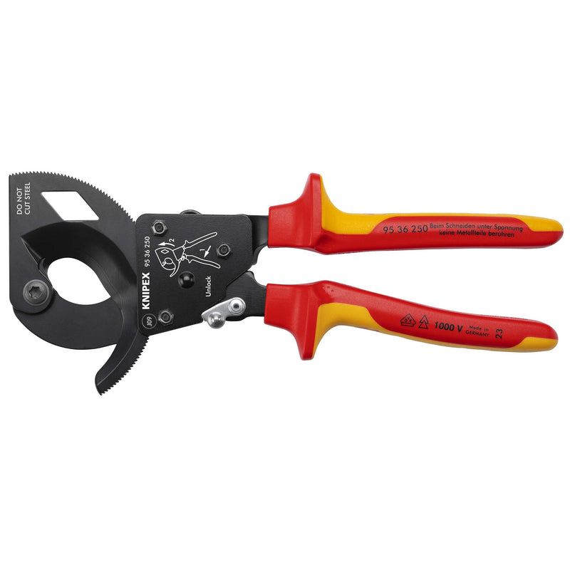 Knipex - Kabelschere Kabelschneider 95 36 250 isoliert, 250mm