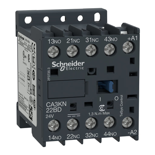 Schneider Electric - Hilfsschütz, Relais Hilfsschütz CA3KN22GD 2S, 2Ö, 125V DC