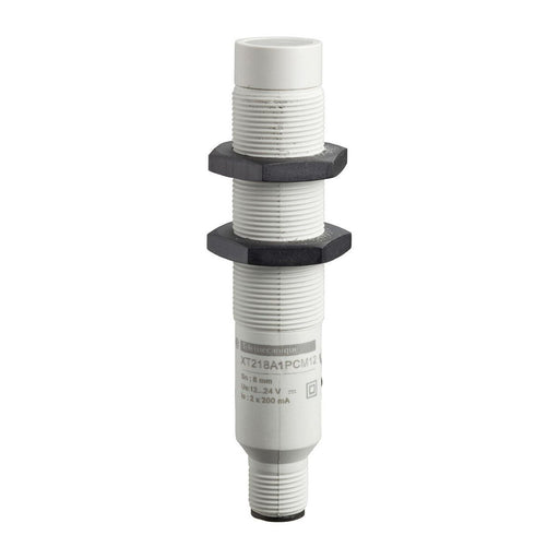 Telemechanique Sensors - Kapazitiver Näherungsschalter Kap.-Näherungsschalter XT218A1PCM12 M18 4-L pnp nonc M12