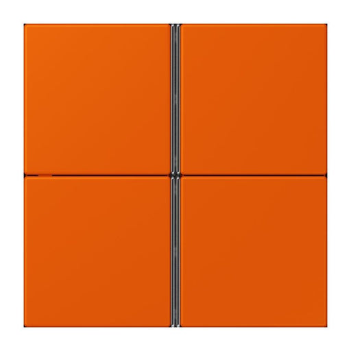 Jung - Abdeckung/Bedienelement für Installationsschalterprogramme Tastensatz 4fach LC 404 TSA 260 orange vif