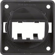 Berker - Einsatz/Abdeckung für Kommunikationstechnik Tragplatte sw 9455905 f.2 MINI-COM Module
