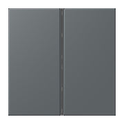 Jung - Abdeckung/Bedienelement für Installationsschalterprogramme Tastensatz 2fach LC 402 TSA 202 gris fonce 31