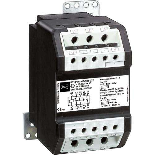 Stahl - Leistungsschütz zum Schalten von Wechselstrom Schütz 4 kW / 400 V Uc 8510/141-03-131-130 230 V AC