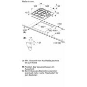 Bosch - Kochfeld EB-Autark-Gaskochfeld PBP6B5K80 Serie 2