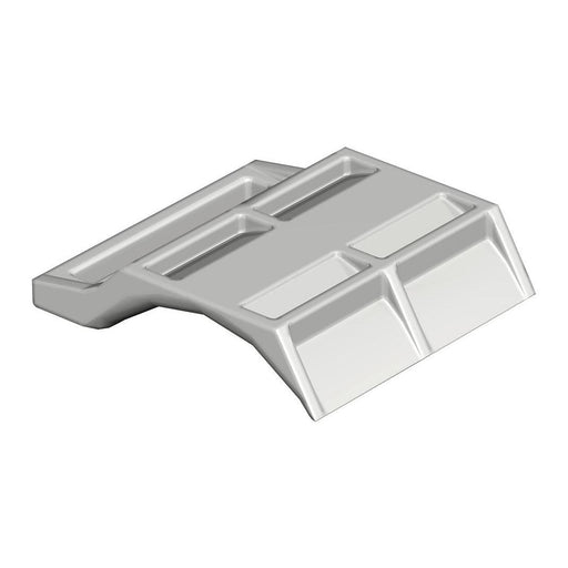 OBO Bettermann - Gegenwanne für Bügelschelle Gegenwanne 2058FW 46 LGR 40-46mm,PP,lichtgrau − 100 Stück
