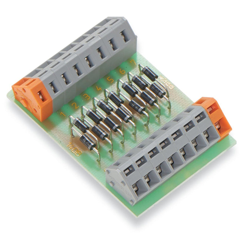 WAGO - Bauelement-Reihenklemme Dopeltes Diodengatter 289-121 14Dioden o.Montagepl