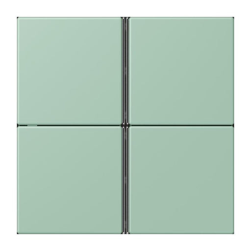 Jung - Abdeckung/Bedienelement für Installationsschalterprogramme Tastensatz 4fach LC 404 TSA 217 vert anglais clair