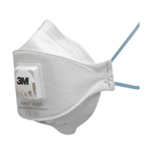 3M - Staubschutzmaske Aura Atemschutzmaske 9312+ (VE10) FFP1,Ausatemventil − 12 Packung