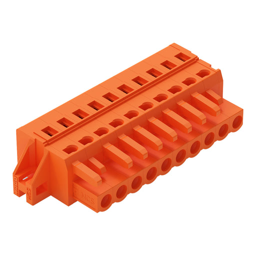 WAGO - Kabelsteckverbinder für Leiterplattensteckverbinder 1-Leiter-Federleiste 231-310/031-000 CAGECLAMP,2,5mm²,or − 25 Stück