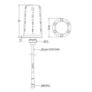 WAGO - Wireless Antenne Funkantenne m. 2mAnschltg. 758-974 LTE/ Bluetooth/ WLAN