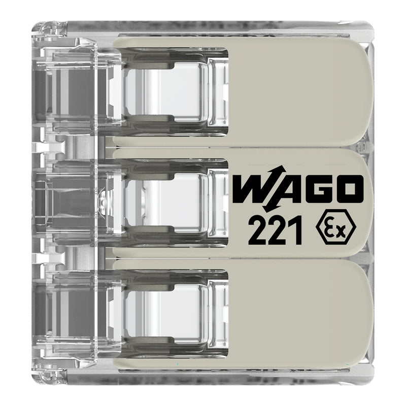 WAGO - Steckklemme COMPACT-Verbindungsklemme 221-483 − 50 Stück