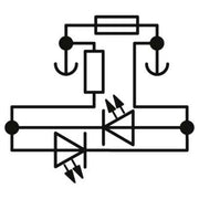 Phoenix Contact - Bauelementestecker Sicherungsstecker P-FU 5X20 LE#3036825 − 10 Stück