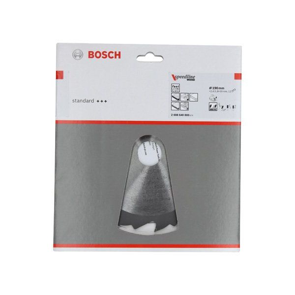 Bosch - Kreissägeblatt PRO Wood Kreissägeblatt, 2608640800 190 x 2,4 x 30 mm