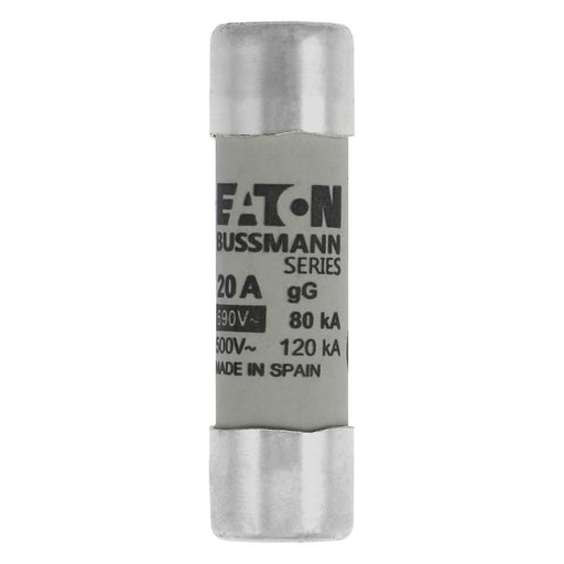 Eaton - Zylindrische Sicherung Sicherungseinsatz Nieders. CYLINDRICA#C14G20 20A AC 690V 80kA − 10 Stück