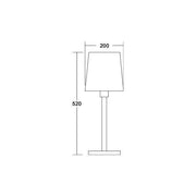 Brumberg Leuchten - Tischleuchte 58166150 1xE27 max. 60W
