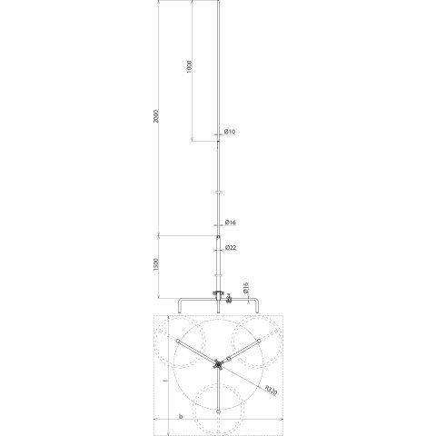 DEHN - Fangeinrichtung für Blitzschutz Fangstange FS22 16 103 #105535 500V2AALDBSR320STTZN
