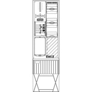 Elsta Mosdorfer - Zähler-Komplettschrank Zähleranschlusssäule ZS341.S1.60V A340 S1 1Z 3.HZ 60TE