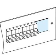 Schneider Electric - Abdeckung/Blende/Beschriftungsleiste (Schaltschrank) Abdeckplatte PrismaSeT-P LVS03221 teilbar 4Stk − 1 Stück