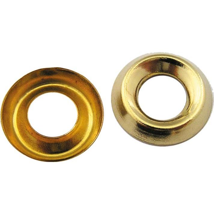 Dresselhaus - Unterlegscheibe Zierscheiben 3193/000/52 3x10 offen, Messing − 50 Stück