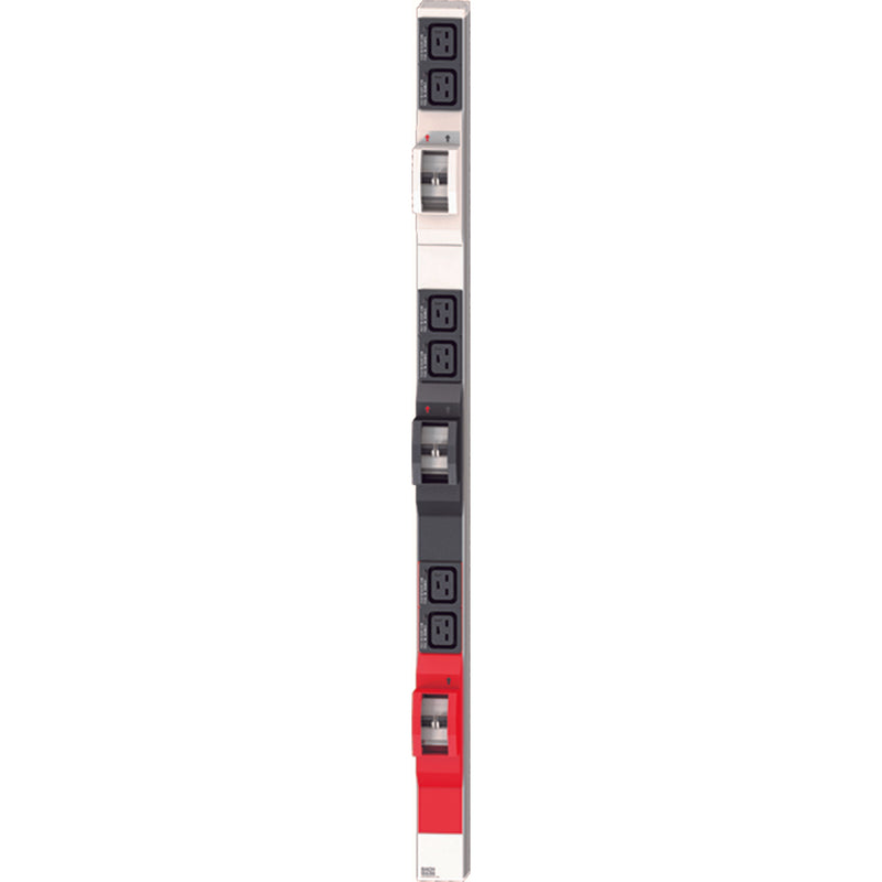 Bachmann - Power distribution unit (PDU) Steckdosenleiste 800.0101 1HE 6xC19 3ph 6xLS
