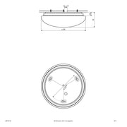 EVN Lichttechnik - Decken-/Wandleuchte LED-Anbauleuchte L280120125 IP44