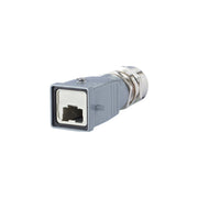 Metz Connect - Gehäuse für Rechtecksteckverbinder Steckergehäuse V5,IP67 1401065000ME metall,o. Knicksch. − 10 Stück
