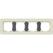 Gira - Abdeckrahmen 4fach 0214427 Sand/Anthrazit
