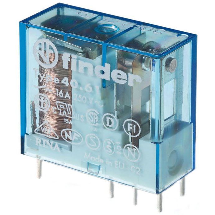Finder - Schaltrelais Relais 40.61.9.005.4000 1W, 16A − 50 Stück