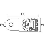 HellermannTyton - Befestigungsschelle für Kabel/Rohre Befestigungselement 151-01641(300) 113,5x34,9 mm − 300 Stück