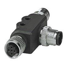 Pepperl+Fuchs Fabrik - Passiver Sensor-/Aktor-Verteiler (mit Leitung) M12-T-Stück ICZ-3T-V15B