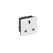 OBO Bettermann - Steckdose 0 Grad, 1-fach STD-BS0 RW1 250V, 13A, Brit. St