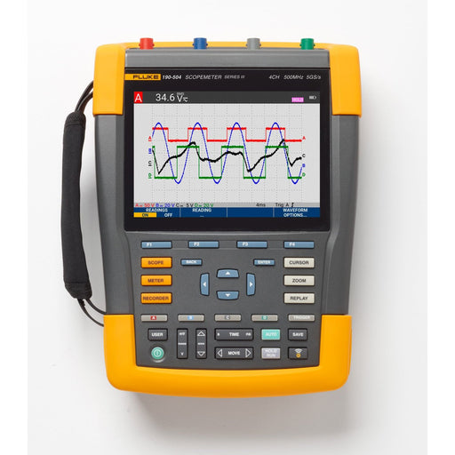 Fluke - Oszilloskop ScopeMeter FLUKE-190-504-III-S mit Kit