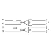 WAGO GmbH & Co. KG - Optokoppler Optokopplermodul 286-792 Anzeige rot,grau