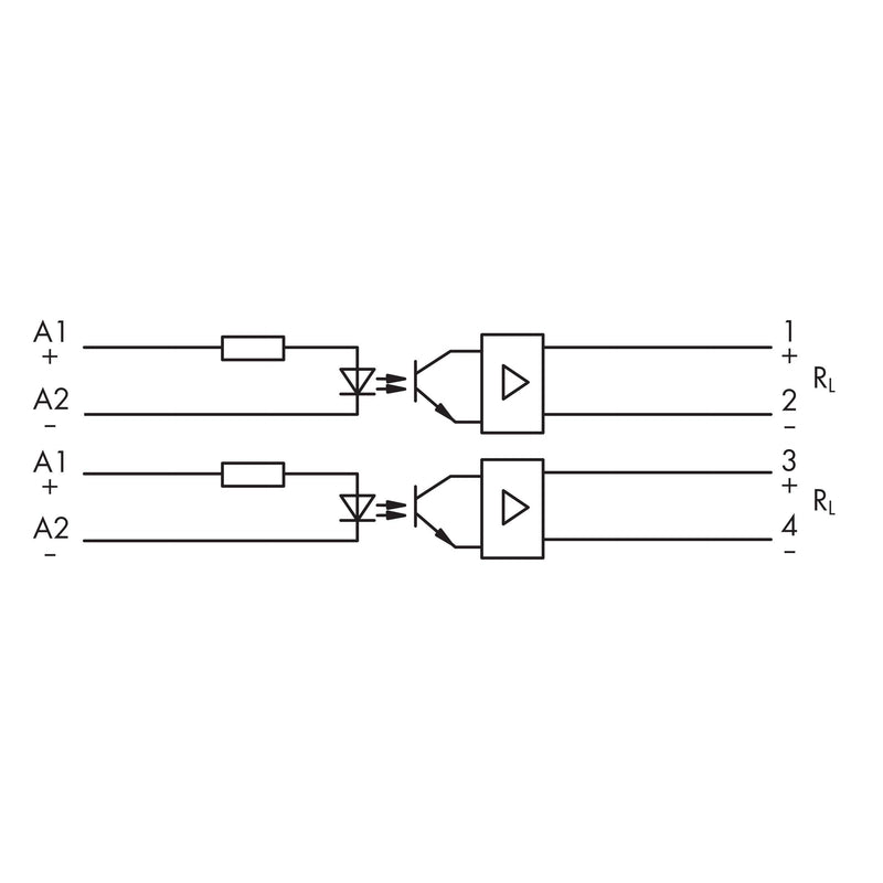WAGO GmbH & Co. KG - Optokoppler Optokopplermodul 286-792 Anzeige rot,grau