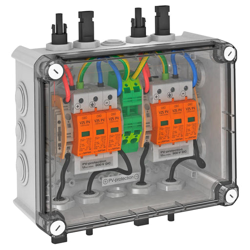 OBO Bettermann - Photovoltaik-DC-Stringbox PV-Systemlösung VG-BC900S11 Gehäuse RAL7035