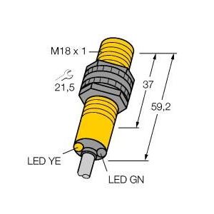 Turck - Lichttaster energetisch Reflexionslichttaster S18RW3DL W/30 − 1 Stück