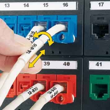 Panduit - Kabelmarkierungssystem Etiketten R100X225V1T − 2500 Stück