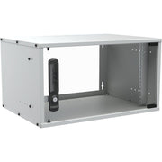 Enoc - Netzwerkgehäuse Wandschrank W5 6-4-G m. Glastür 6HE
