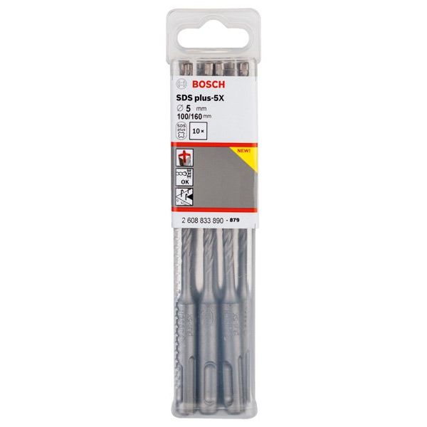 Bosch - Bohrer PRO SDS plus-5X 2608833890VE(10) Hammerbohrer 5 x 100