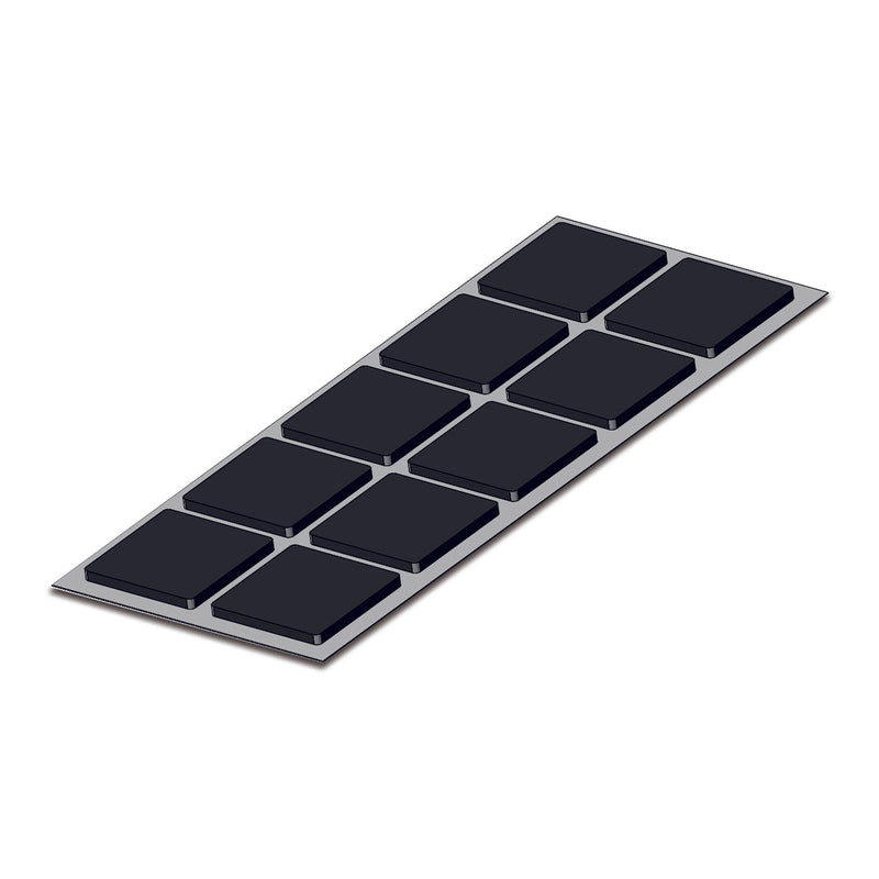 Hera - Mechanisches Zubehör/Ersatzteile für Leuchten Moosgummi 12x12x1mm