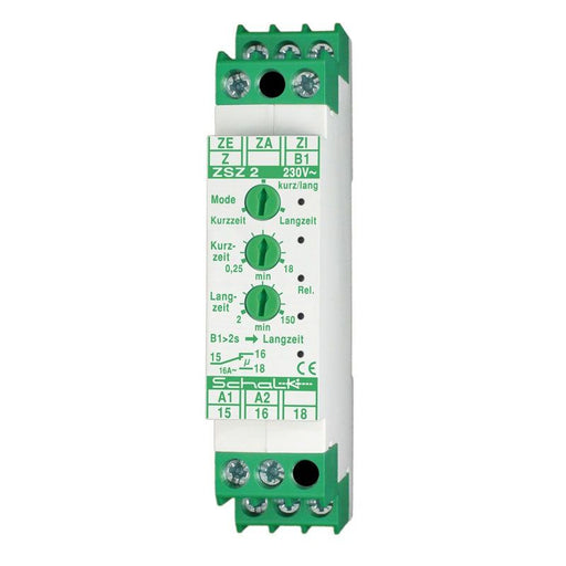 Schalk - Treppenlichtzeitschalter Lichtzeit-Impulsschalter ZSZ 2 m.3 Modi 1S 16A m.ZI