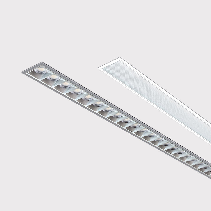 Lightnet - Decken-/Wandleuchte LED-Einbauleuchte LF5AEL-830M-L2075 3000K, silber