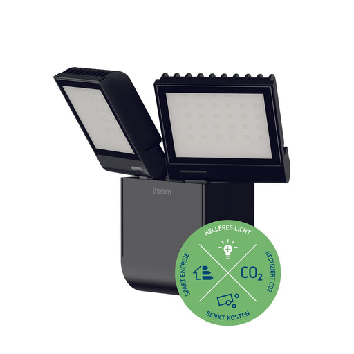 Theben - Downlight/Strahler/Flutlicht LED-Strahler theLeda S17-100L BK 17 Watt, sw − 1 Stück by Theben
